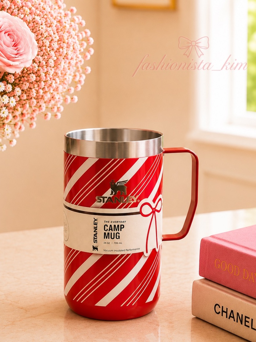 Stanley Candy Cane twist everyday camp mug